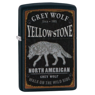 Zippo Lighter Zippo Yellowstone Grey Wolf