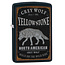 Lighter Zippo Yellowstone Grey Wolf