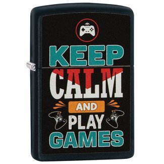 Zippo Lighter Zippo Keep Calm And Play Games
