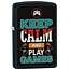 Zippo Lighter Zippo Keep Calm And Play Games
