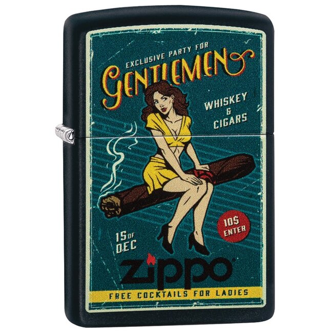 Zippo Lighter Zippo Cigar Girl