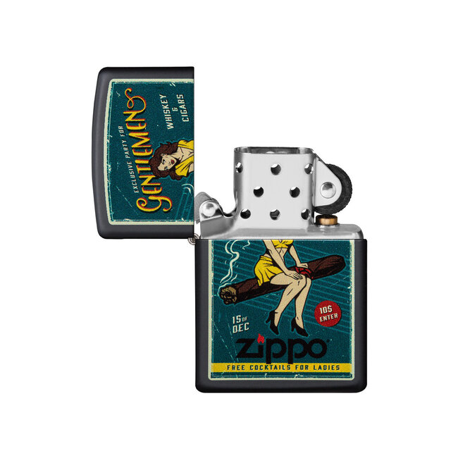 Lighter Zippo Cigar Girl
