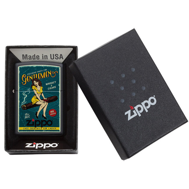 Lighter Zippo Cigar Girl