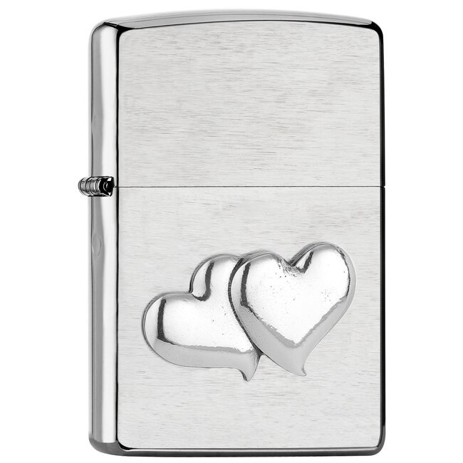 Zippo Lighter Zippo Double Heart Emblem