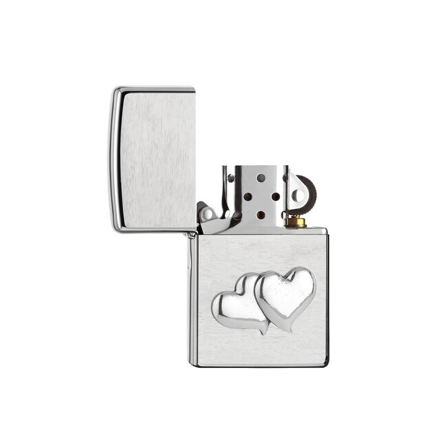 Aansteker Zippo Double Heart Emblem