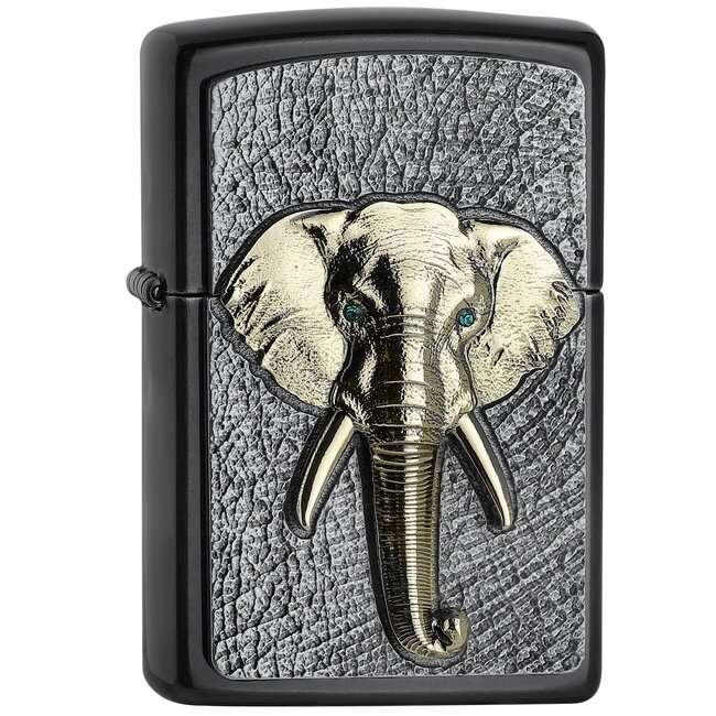 Zippo Aansteker Zippo Elephant Tri-Color Emblem