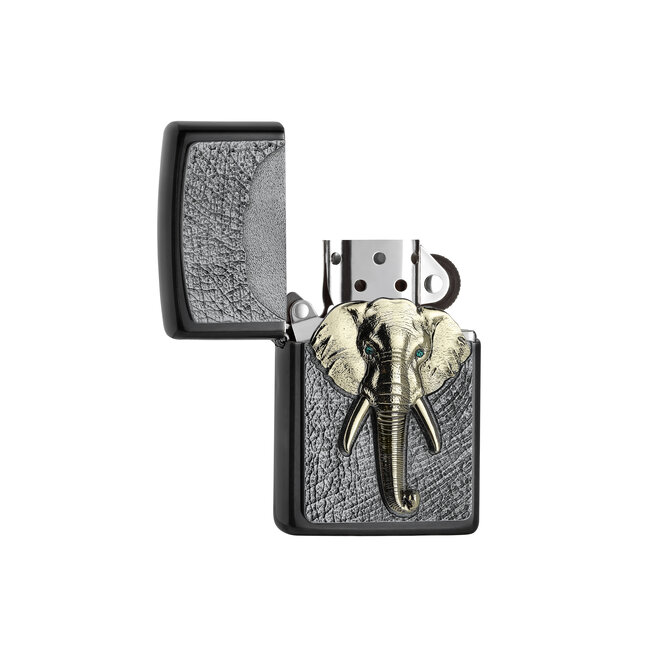 Aansteker Zippo Elephant Tri-Color Emblem