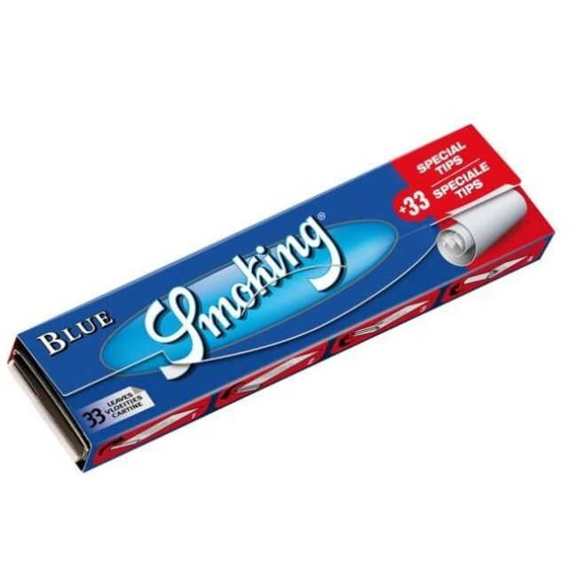 Smoking Kingsize Blue Rolling Paper & Tips