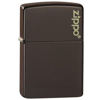Zippo Lighter Zippo Brown with Logo