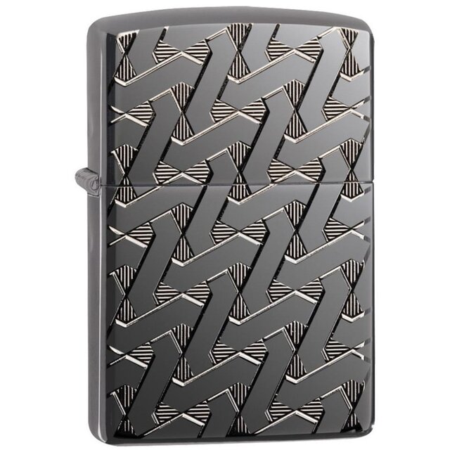 Zippo Lighter Zippo Armor Case Geometric Wave