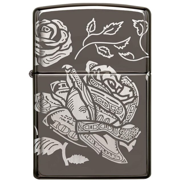 Aansteker Zippo Rose Dollar