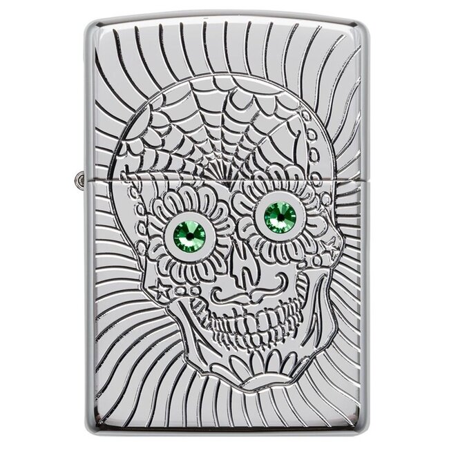 Aansteker Zippo Armor Case Sugar Skull