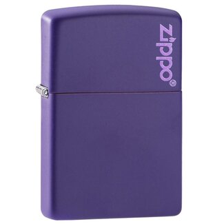 Zippo Lighter Zippo Purple Matte with Logo