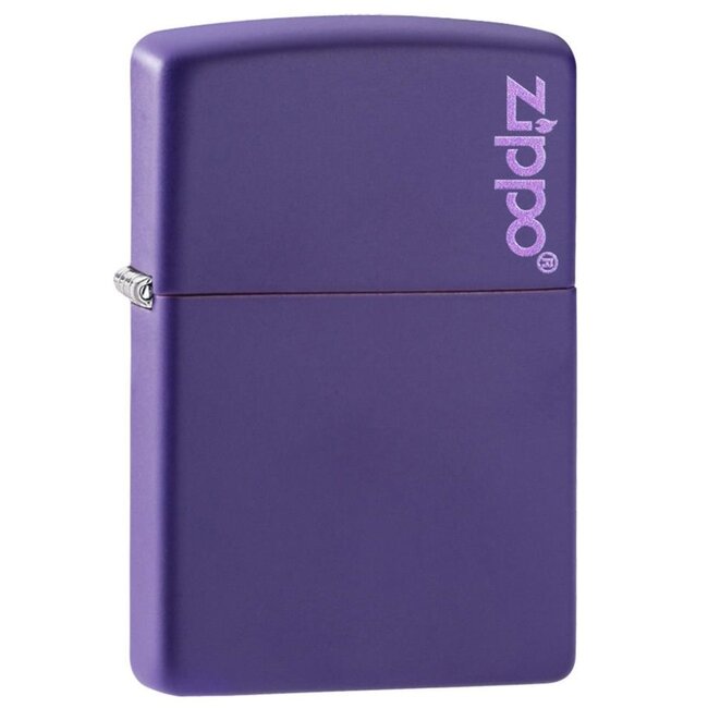 Zippo Lighter Zippo Purple Matte with Logo