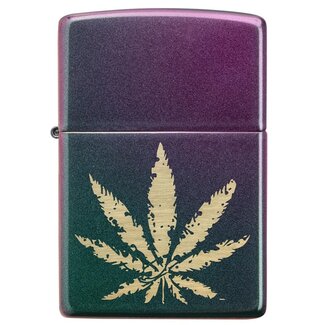 Zippo Lighter Zippo Cannabis Leaf
