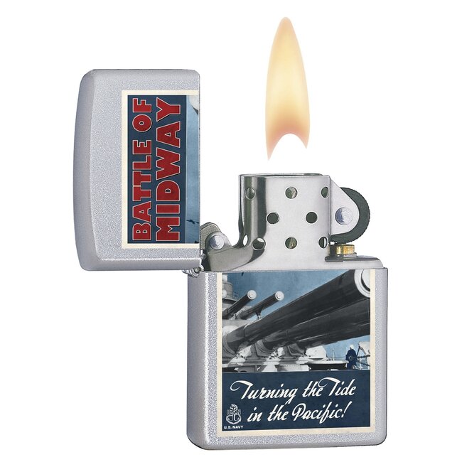 Aansteker Zippo U.S. Navy Battle of Midway