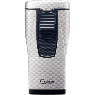 Colibri Aansteker Colibri Monaco II Carbon Design Silver