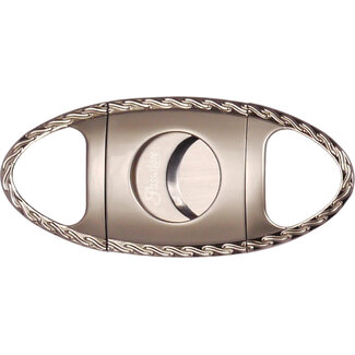 Passatore Cigar Cutter Passatore Chrome with Designed Border