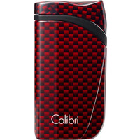 Aansteker Colibri Falcon Carbon Red