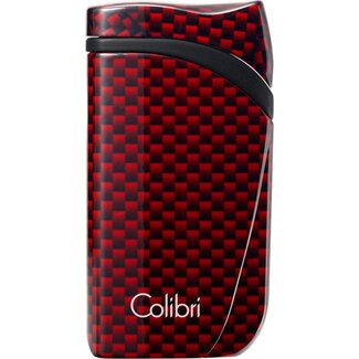 Colibri Lighter Colibri Falcon Carbon Red