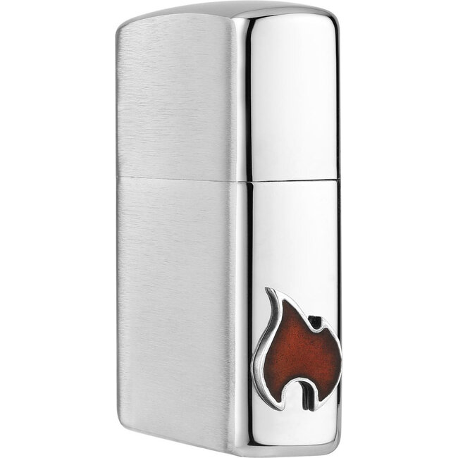 Lighter Zippo Side Flame Emblem
