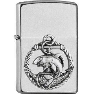 Zippo Lighter Zippo Shark Anchor Emblem