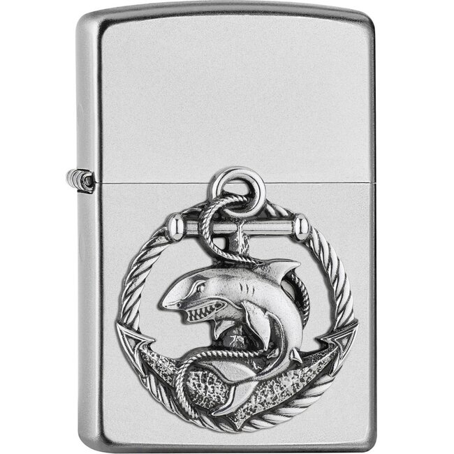 Zippo Lighter Zippo Shark Anchor Emblem