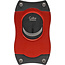 Cigar Cutter Colibri S-Cut Red with Black Blades