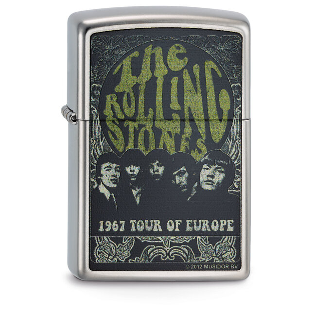 Aansteker Zippo Rolling Stones 1967 Tour of Europe