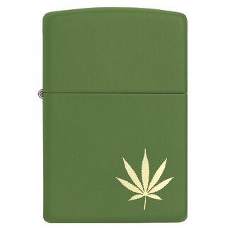 Zippo Lighter Zippo Hemp Leaf