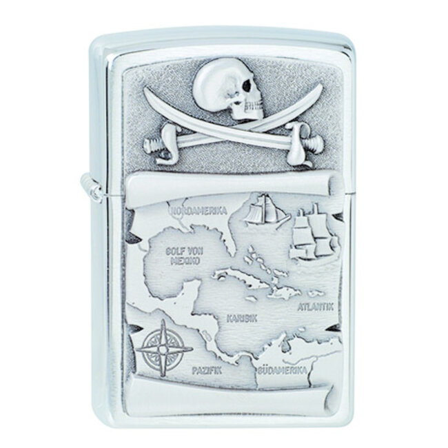 Zippo Aansteker Zippo Pirates Map