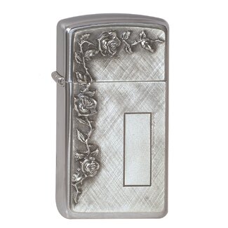 Zippo Aansteker Zippo Slim Roses with Panel Emblem