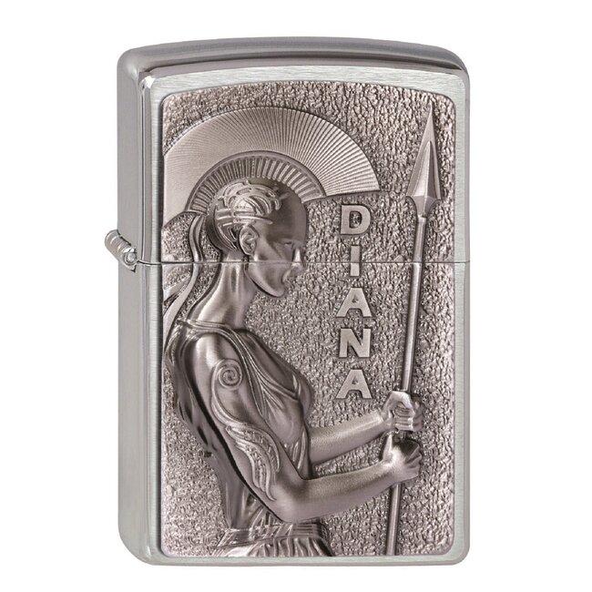 Zippo Lighter Zippo Roman Goddess  Diana Emblem