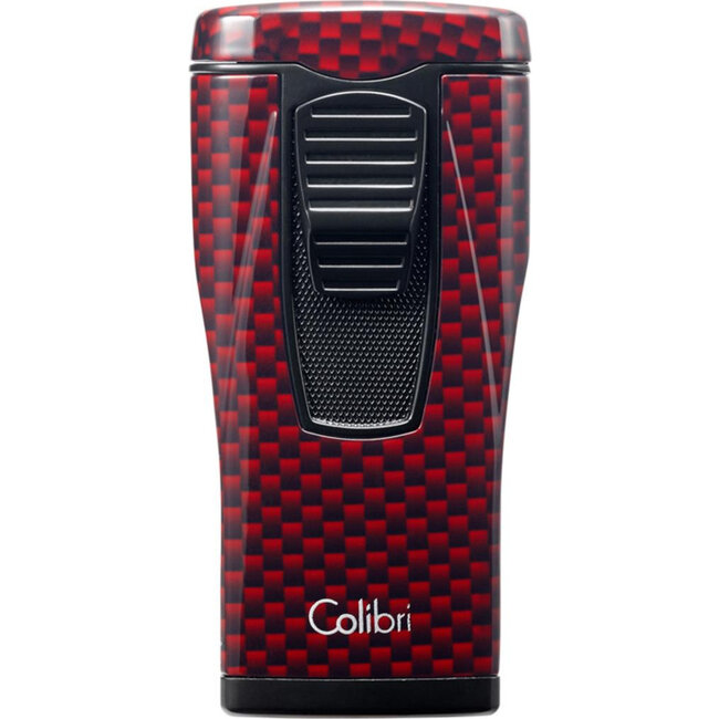 Colibri Lighter Colibri Monaco II Carbon Design Red