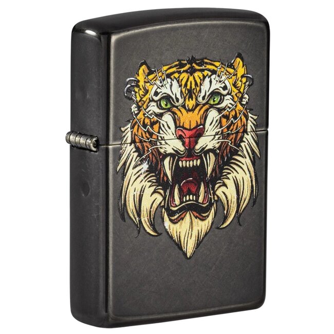 Aansteker Zippo Tiger Tattoo Design