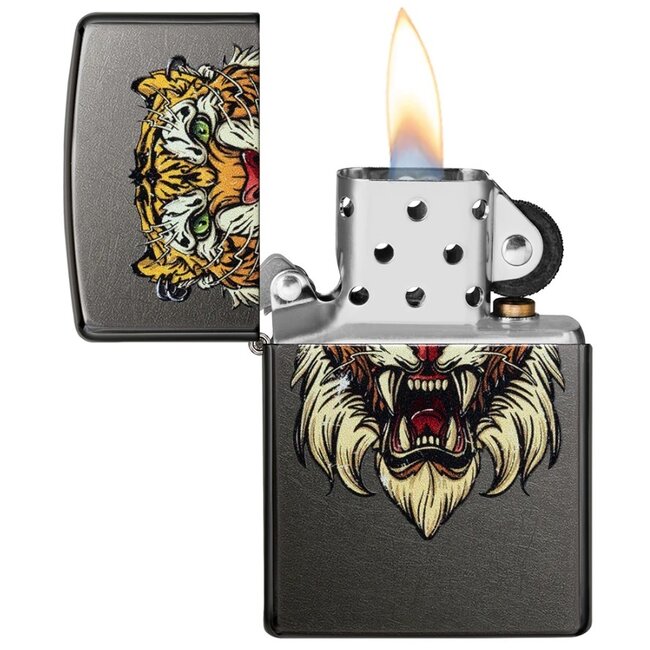 Aansteker Zippo Tiger Tattoo Design