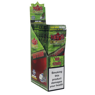 Juicy Jay's Display Juicy Jays Hemp Wraps Red Storm