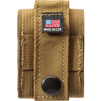 Gift Set Zippo Aansteker Black Crackle met Nylon Pouch Sand