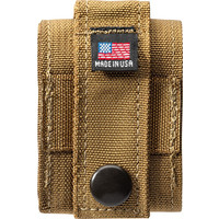 Gift Set Zippo Lighter Black Crackle with Nylon Pouch Sand