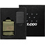 Zippo Gift Set Zippo Aansteker Black Crackle met Nylon Pouch Green