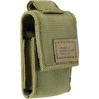 Gift Set Zippo Lighter Black Crackle with Nylon Pouch Green