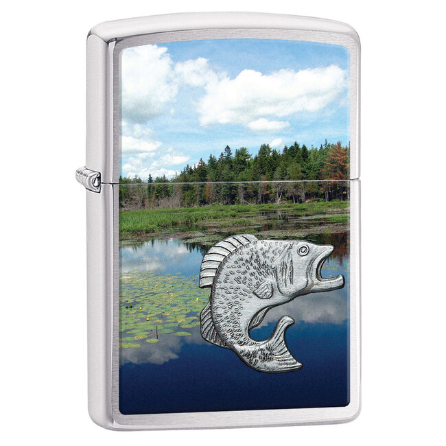 Zippo Lighter Zippo Jumping Fish Emblem