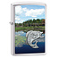 Lighter Zippo Jumping Fish Emblem