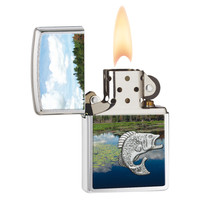 Aansteker Zippo Jumping Fish Emblem