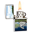 Lighter Zippo Jumping Fish Emblem