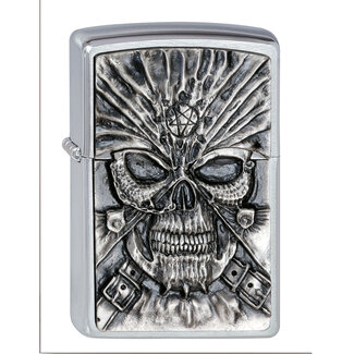 Zippo Lighter Zippo Death Mask Emblem