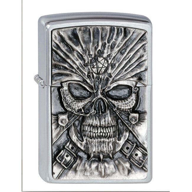 Zippo Aansteker Zippo Death Mask Emblem