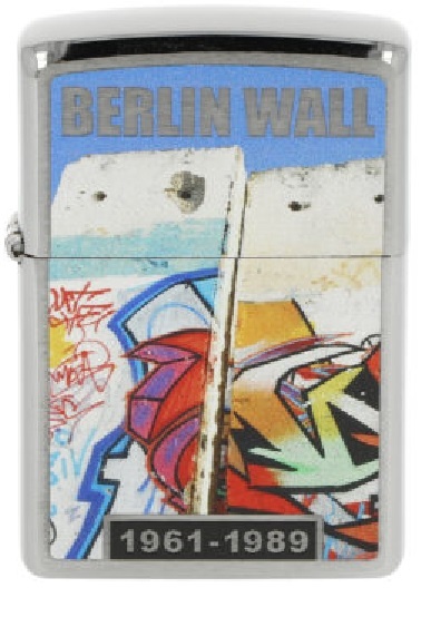 Lighter Zippo Berlin Wall - Haddocks Lightershop