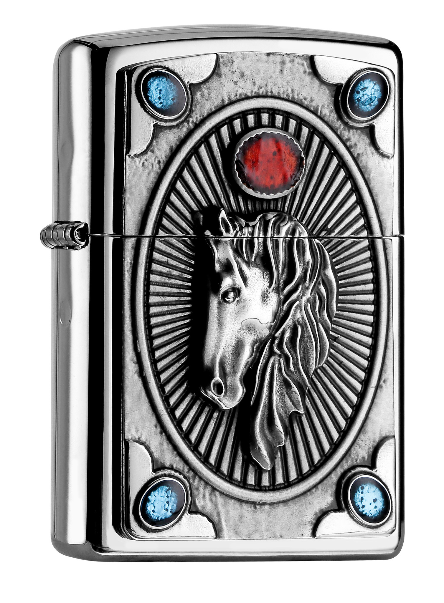 Aansteker Zippo Horse Head Emblem Haddocks