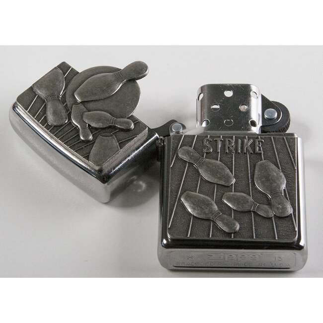 Lighter Zippo Bowling Surprise Emblem